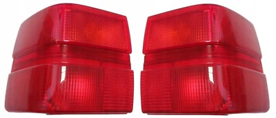 PAIR Rear Tail Signal LEFT +RIGHT Lamp RED for AUDI 100 200 V8 1982-1990 - Image 1 of 4