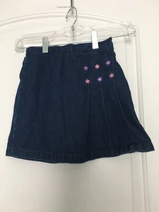 VTG 1990's McDonald's McKids Girls Jean Skirt  Size 6 Blue - Picture 1 of 12