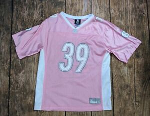 Reebok NFL Youth Girls Pittsburgh Steelers Pink Willie Parker Jersey XL #39