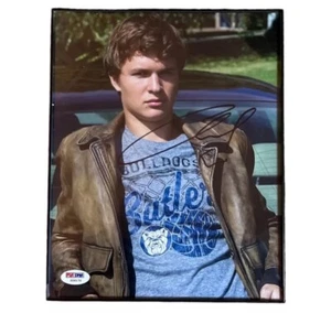 Ansel Elgort Signed Autographed PSA DNA Fault In Our Stats Picture Framed Rare - Picture 1 of 5