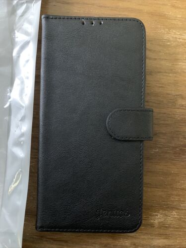Jenuos Mobile Phone Case Bag Samsung A53 Black 6.5" Black Leather