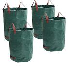 132 Gallons Reusable Garden Waste Bags - 4 Pack Reusable Lawn Bags D34 H34 in...