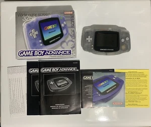 Nintendo Game Boy Advance Primo Modello Trasparente Completo  - Imagen 1 de 13