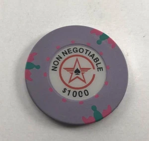 Chip de casino vintage NO NEGOCIABLE $1000 para juegos - Imagen 1 de 1