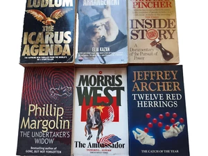 ⭐Bundle Job Lot of 6⭐Thriller/detective Books Novels P/B⭐Robert Ludlum - Picture 1 of 4