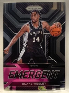 BLAKE WESLEY - 2022-23 Panini Prizm #30 Emergent INSERT - RC - San Antonio Spurs - Picture 1 of 2