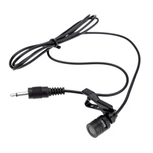 Lavalier Clip Metal Mono Mic 3.5mm + Collar Clip for Speaker PC Laptop TM V6M8 - Picture 1 of 7