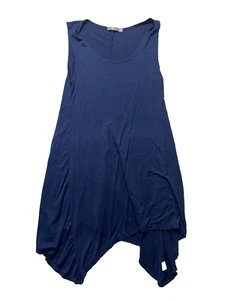 Damenkleid dunkelblau ohne Ärmel Herz Hüfte Größe M - Bild 1 von 4