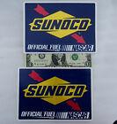 SUNOCO RACING GAS 2 Decals (STICKERS) Official Fuel of NASCAR,Toolbox, Pit Case