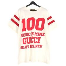 Gucci 2021 100th anniversary cotton tee logo print jersey short sleeve Used
