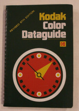 1978 KODAK COLOR DATAGUIDE First Printing of Sixth Edition spiral bound