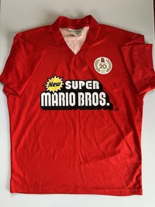 New Super Mario Bros 20th Anniversary Jersey (2006) Rare Nintendo Employee Shirt - Bild 1 von 15