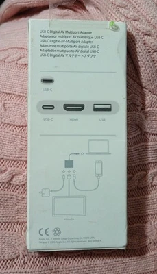 Apple USB-C to Digital AV Multiport Adapter Genuine Model A1621 (MJ1K2AM/A) - Image 1 of 4