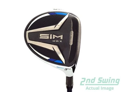 TaylorMade SIM MAX Fairway Wood 3 Wood 3W 14° Graphite Stiff Right 43.5in - Image 1 of 4