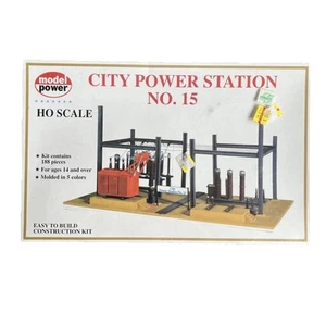Model Power - HO Scale Structure Kit - City Power Station No. 15 #416 NOS - Picture 1 of 4