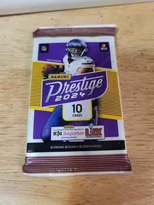 2024 Panini Prestige NFL Football Pack 10 Cards Per Pack - Bild 1 von 2