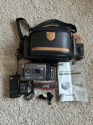 JVC AX800 Compact VHS-C Camcorder With Carrying Case - Image 1 of 4