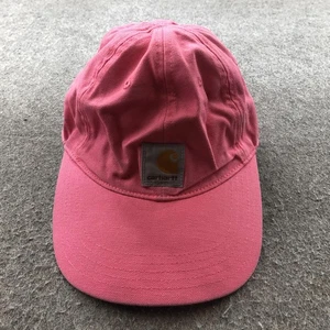 Carhartt Mütze Kappe Riemen hinten Einheitsgröße rosa Canvas Dad bestickt Patch Herren - Bild 1 von 6