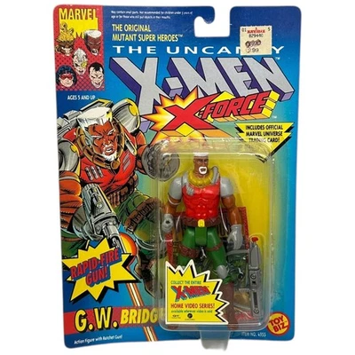 X-Men X-Force G.W. Bridge Action Figure 1992 Toy Biz Marvel Comics New Sealed - Image 1 of 4