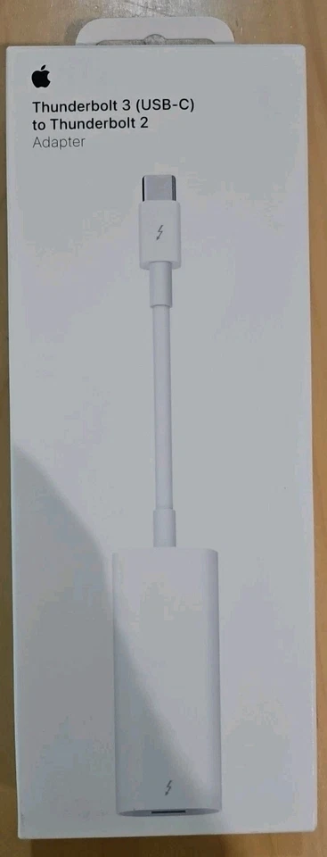 Genuine Apple Thunderbolt 3 (USB-C) to Thunderbolt 2 Adapter A1790 Open Box New - Image 1 of 4