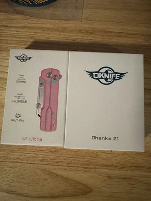 Olight Oknife U1 Ultra Rosa Zombie Y Oknife Ohank Z1 Set Foto 1 de 4