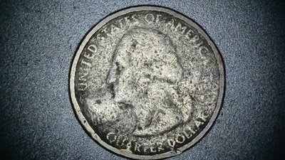 Rare and Unique - State Quarter Split Planchet Error - No date or Mint Visible - Image 1 of 4