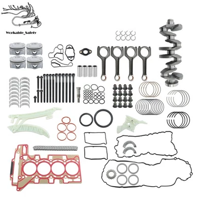 Fit For BMW X1 X3 X4 X5 X6 Z4 2011-2018 2.0L N20 2.0 Engine Overhaul Rebuild Kit - Image 1 of 4