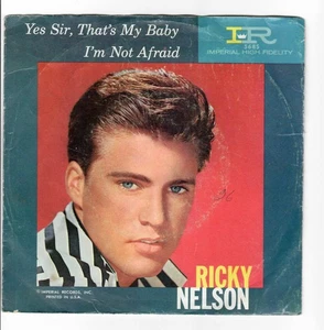 45RPM, 5 - RICKY NELSON, ONE WITH NO RECORD - DREAM LOVER ' SL. VG+ , REC. VG ' - Picture 1 of 10