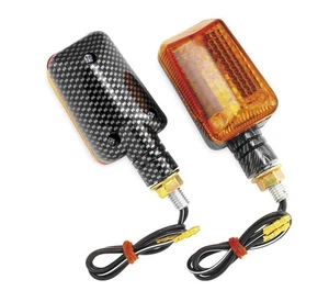 Mini Stalk Mini Marker Light Kit - Amber Lens Clear Bulb Carbon Look Shell - Picture 1 of 2