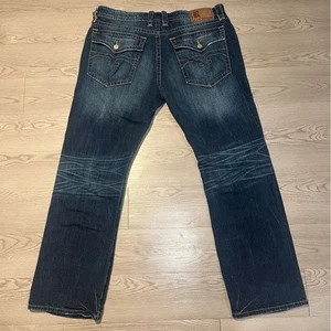 Rock Revival Blue Jeans Men's Blane All Straight 42 - Picture 1 of 11