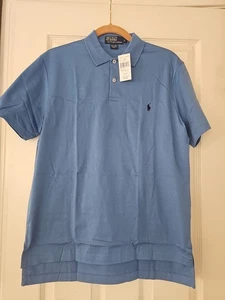 New Vintage 1990s Polo Ralph Lauren Jersey Cotton Sz S Polo Shirt Single Stitch  - Picture 1 of 8