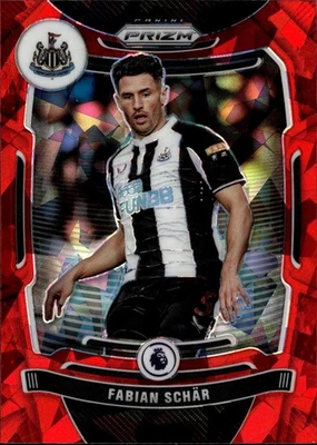 2021-22 Panini Prizm Premier League Prizms Red Ice Fabian Schar Card #34 - Image 1 of 2