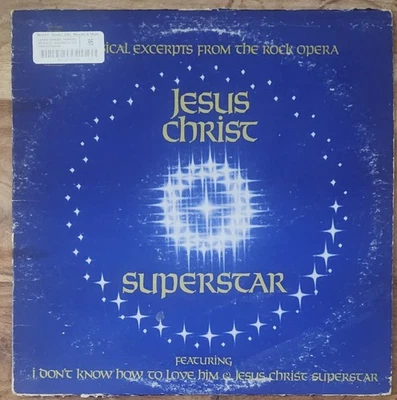 Musical Excerpts from Rock Opera Jesus Christ Superstar Vinyl LP  - Image 1 of 4