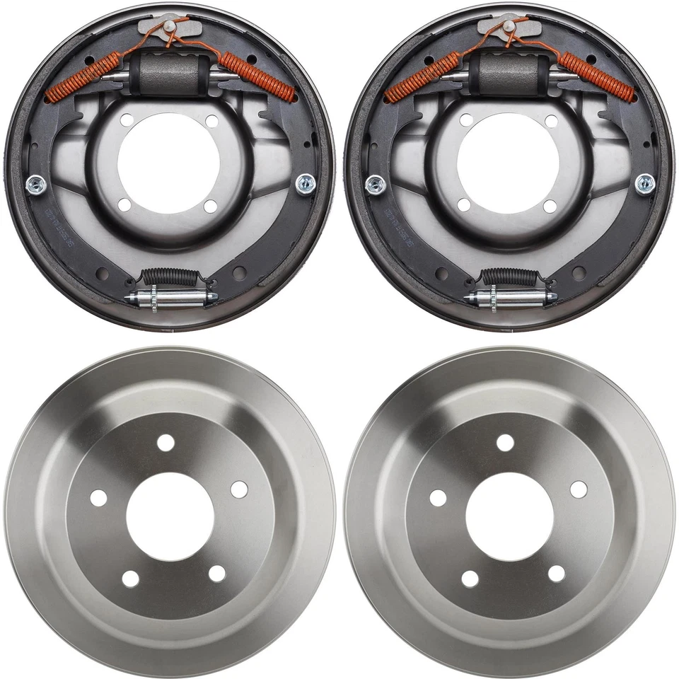 Front Bendix Style Drum Brake Kit, 2 Inch, fits 1937-48 Ford - Изображение 1 из 4