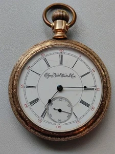 1894 Elgin Pocket Watch Grade 106 15j 16s Running! - Picture 1 of 7