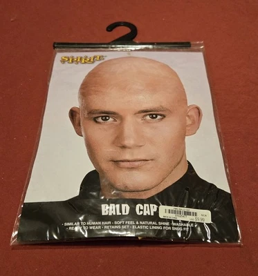Gorra calva de látex para adultos Foto 1 de 2
