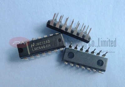 NSC LMC6484IN LMC6484 CMOS Low Power QUAD R-R AMPLIFIER DIP-14 x 10PCS NEW - Image 1 of 4