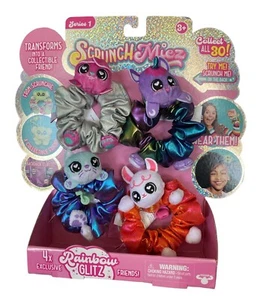Hair Scrunchie ScrunchMiez Scrunchies Rainbow Glitz Friends Series One - Picture 1 of 11