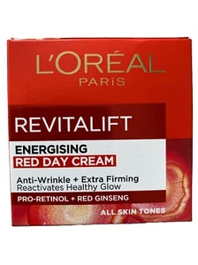 L'Oréal Paris Revitalift Energising Red Healthy Glow Day Cream 50 ml Extra Firmi - Picture 1 of 5