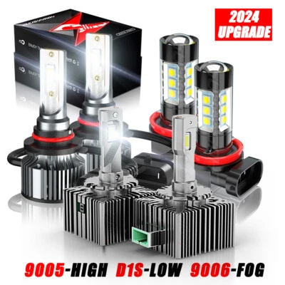 Faros antiniebla HID para Jeep Grand Cherokee 2008 2009 2010 6 piezas Foto 1 de 4