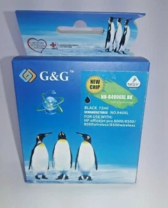 G&G HP940XL Black Used HP Officejet Pro 8000/8500 NH-R4906XLBK Expired - Picture 1 of 5