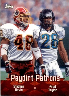 2000 Topps Combos #TC7 Stephen Davis/Fred Taylor - Image 1 of 2