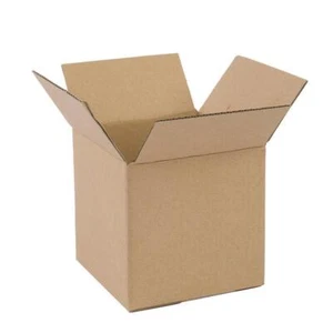 100 4x4x4 Shipping Boxs Packing Mailing Storage Corrugated Box - Picture 1 of 6