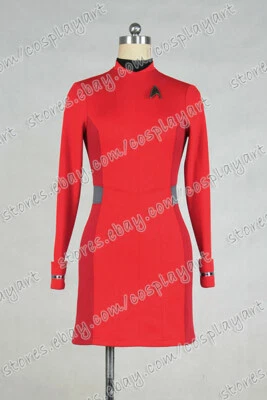 Disfraz para Teniente de Star Trek Nyota Uhura Beyond Juegos con disfraces Vestido Rojo Uniforme Foto 1 de 4