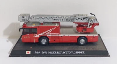 I108801 Del Prado 1/80 - POMPIERS - Japan 2003 NIKKI Sky Action Ladder - Immagine 1 di 4