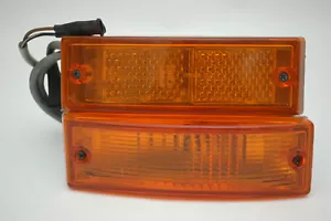 Porsche 911 930 Front Bumper Lights 91163140900 91163140500 - Foto 1 di 5
