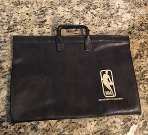 RARE Vintage 70's NBA Faux Leather Attache Carrying Briefcase - Picture 1 of 9
