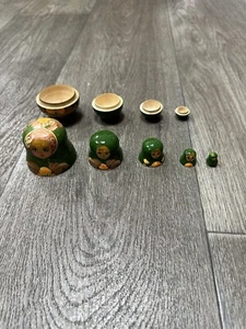 Russian Matryoshka Nesting Dolls Hand Painted 5 Pieces - 7.5cm - Picture 1 of 6