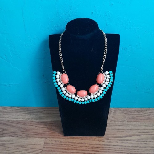 VETEMENTS Carina Collana Art Déco Catena Tono Oro Costume Moda Gioielli Vintage Look