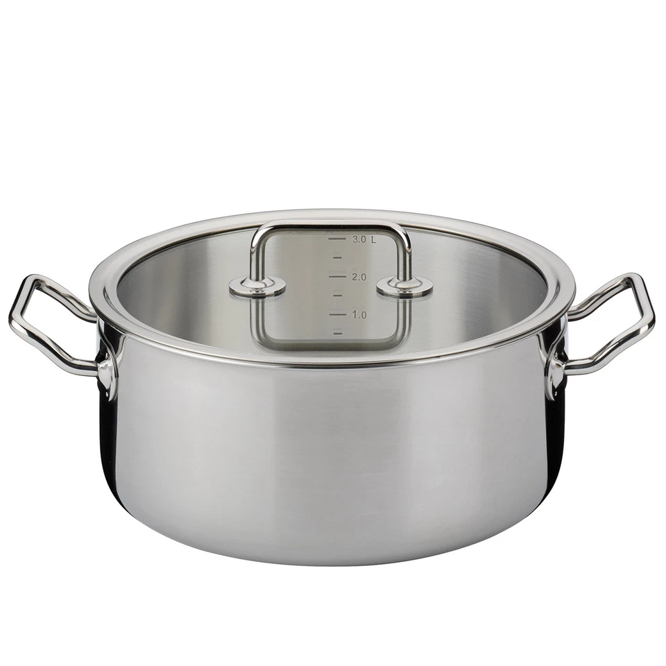 SPRING Bratentopf BRIGADE BASIC 24 cm 4,7 Liter mit Glasdeckel INDUKTION - Bild 1 von 1